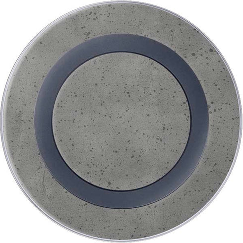 Speckle Grey Concrete Wireless Charger Skin