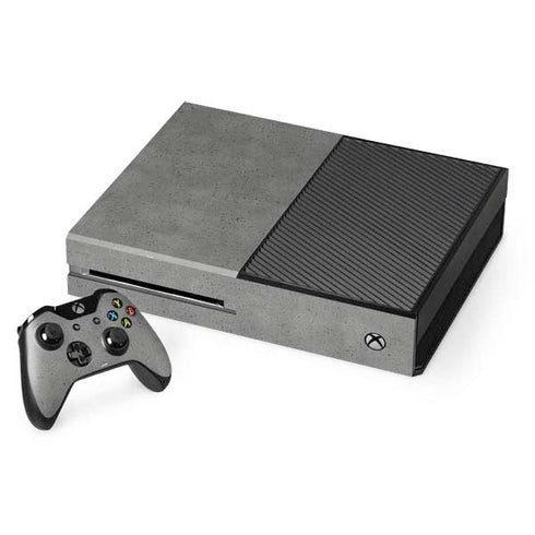 Speckle Grey Concrete Xbox One Console and Controller Bundle Skin