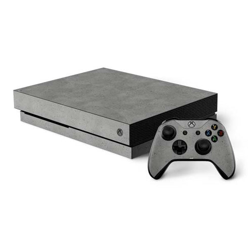 Speckle Grey Concrete Xbox One X Bundle Skin