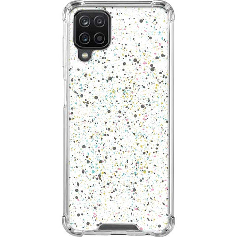 Speckled Funfetti Galaxy A12 Clear Case