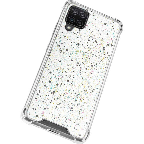 Speckled Funfetti Galaxy A12 Clear Case