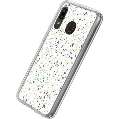 Speckled Funfetti Galaxy A20 Clear Case