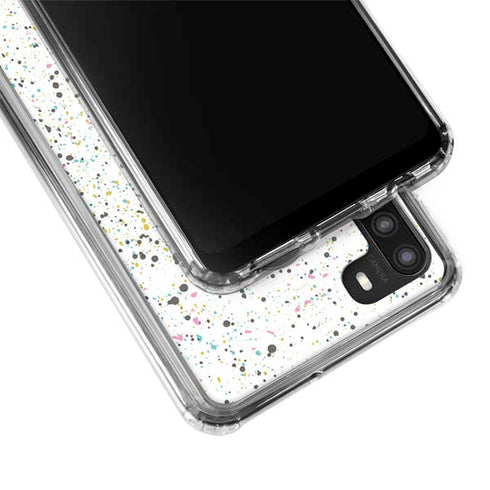 Speckled Funfetti Galaxy A21 Clear Case