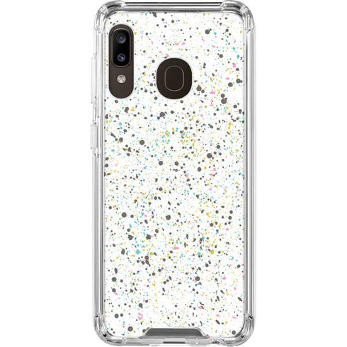 Speckled Funfetti Galaxy A30 Clear Case