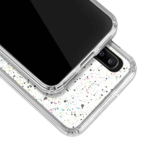 Speckled Funfetti Galaxy A30 Clear Case
