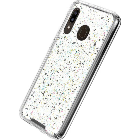 Speckled Funfetti Galaxy A30 Clear Case
