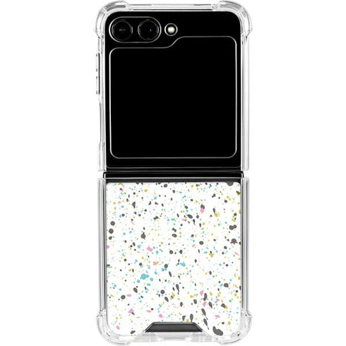 Speckled Funfetti Galaxy Z Flip5 5G Clear Case
