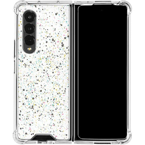 Speckled Funfetti Galaxy Z Fold4 5G Clear Case