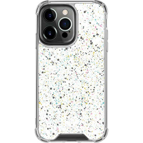 Speckled Funfetti iPhone 14 Pro Clear Case