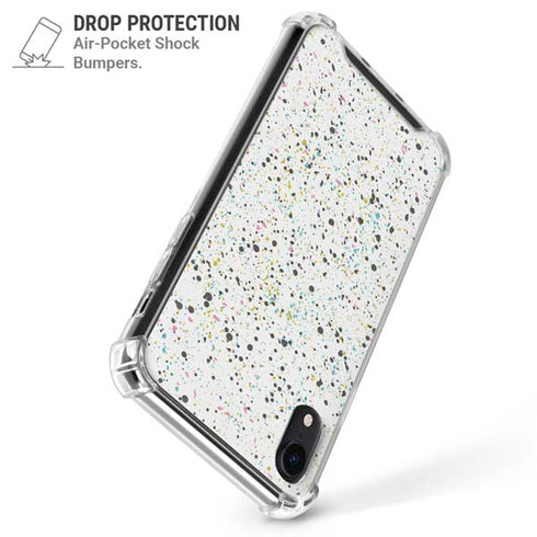 Speckled Funfetti iPhone XR Clear Case