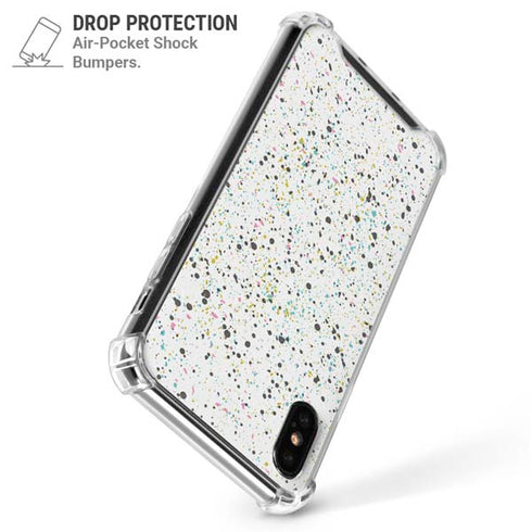 Speckled Funfetti iPhone XS Max Clear Case