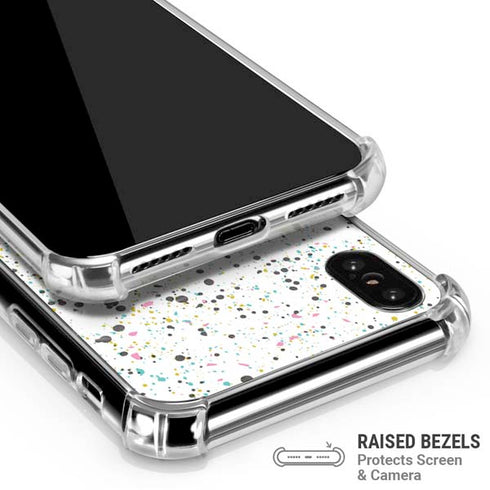 Speckled Funfetti iPhone XS Max Clear Case