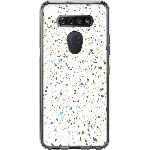 Speckled Funfetti LG K51/Q51 Clear Case