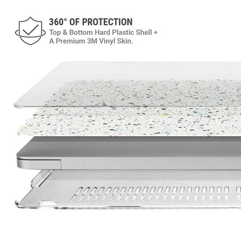 Speckled Funfetti MacBook Air 15in (2023-2025) Case plus Skin