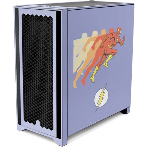 DC Comics The Flash Speed Mode Pose Corsair 4000D Tempered Glass Mid-Tower ATX Case Skin