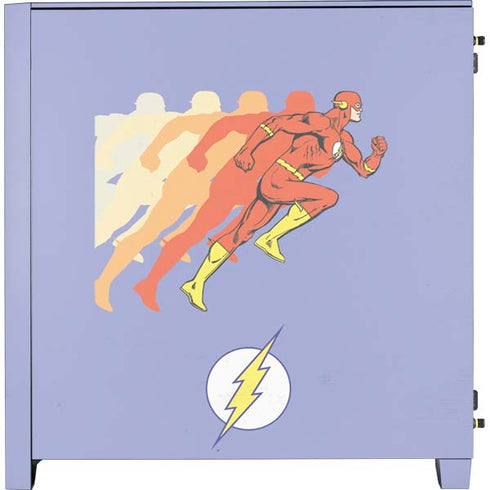 DC Comics The Flash Speed Mode Pose Corsair 4000D Tempered Glass Mid-Tower ATX Case Skin