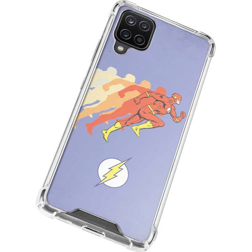 DC Comics The Flash Speed Mode Pose Galaxy A12 Clear Case