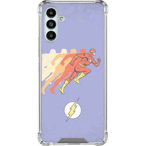 DC Comics The Flash Speed Mode Pose Galaxy A13 5G Clear Case