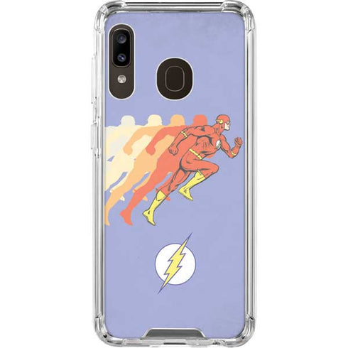 DC Comics The Flash Speed Mode Pose Galaxy A30 Clear Case