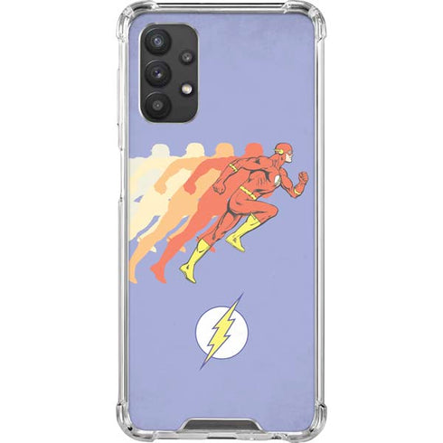 DC Comics The Flash Speed Mode Pose Galaxy A32 5G Clear Case