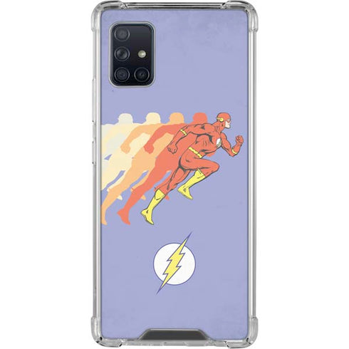 DC Comics The Flash Speed Mode Pose Galaxy A51 5G Clear Case