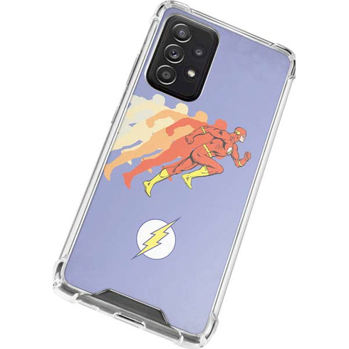 DC Comics The Flash Speed Mode Pose Galaxy A72 5G Clear Case