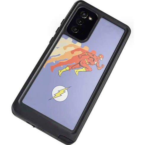 DC Comics The Flash Speed Mode Pose Galaxy Note20 5G Waterproof Case