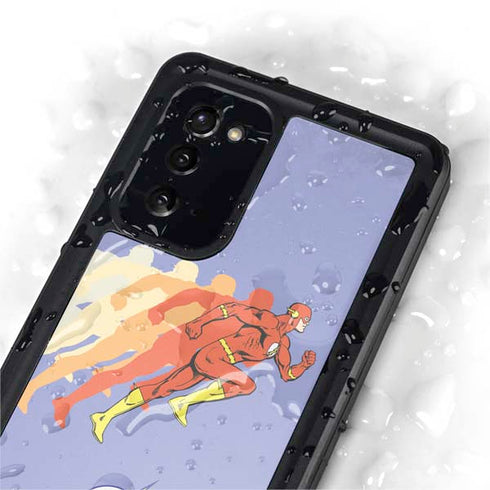 DC Comics The Flash Speed Mode Pose Galaxy Note20 5G Waterproof Case