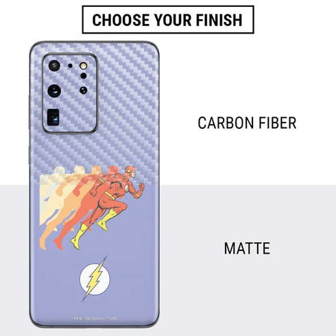 DC Comics The Flash Speed Mode Pose Galaxy S20 Ultra 5G Skin