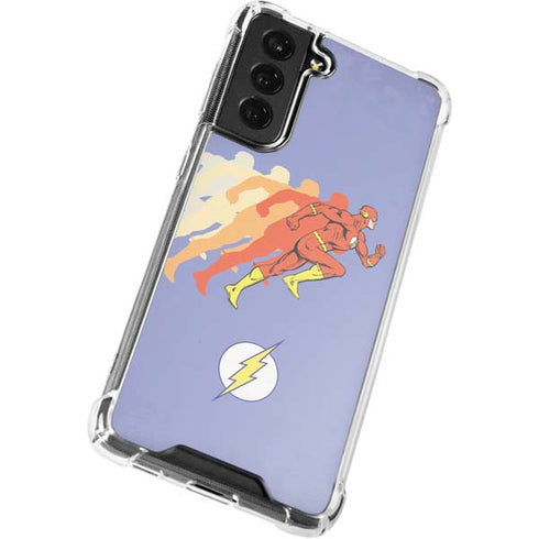 DC Comics The Flash Speed Mode Pose Galaxy S21 FE Clear Case
