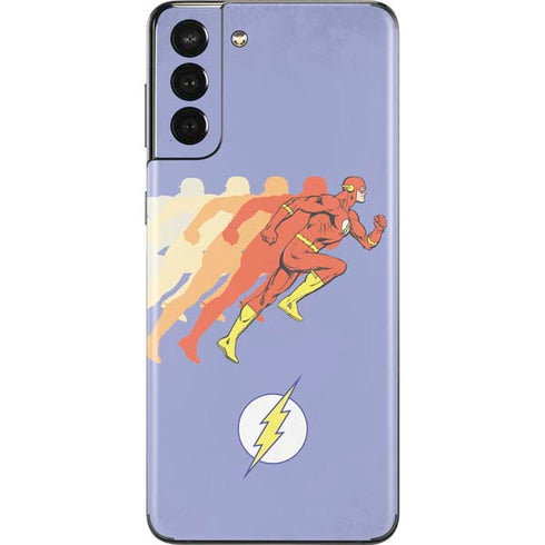 DC Comics The Flash Speed Mode Pose Galaxy S21 Plus 5G Skin
