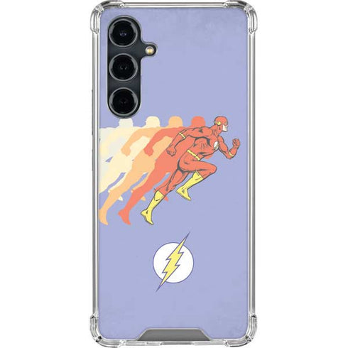 DC Comics The Flash Speed Mode Pose Galaxy S23 FE Clear Case