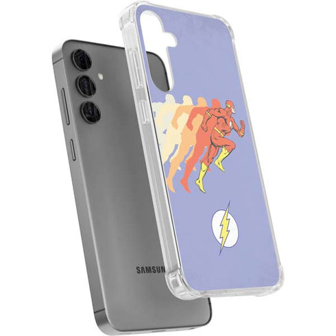 DC Comics The Flash Speed Mode Pose Galaxy S24 Plus Clear Case