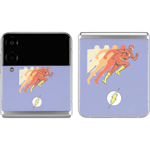 DC Comics The Flash Speed Mode Pose Galaxy Z Flip4 5G Skin