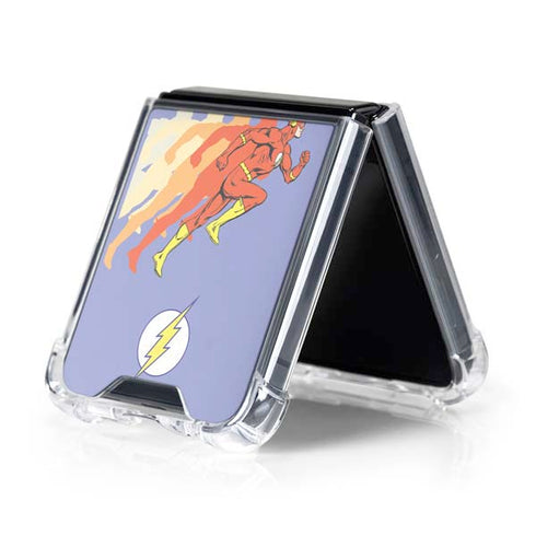 DC Comics The Flash Speed Mode Pose Galaxy Z Flip5 5G Clear Case