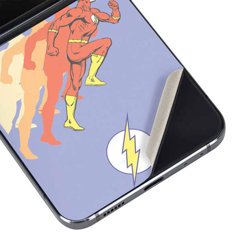 DC Comics The Flash Speed Mode Pose Galaxy Z Flip5 5G Skin