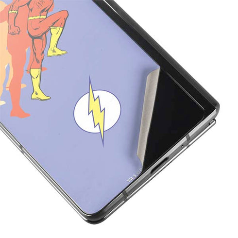 DC Comics The Flash Speed Mode Pose Galaxy Z Fold2 5G Skin