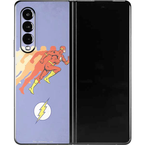 DC Comics The Flash Speed Mode Pose Galaxy Z Fold3 5G Skin