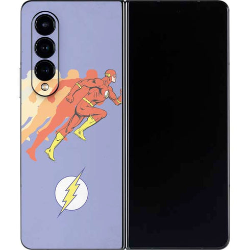DC Comics The Flash Speed Mode Pose Galaxy Z Fold4 5G Skin