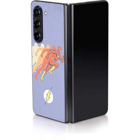 DC Comics The Flash Speed Mode Pose Galaxy Z Fold5 5G Skin