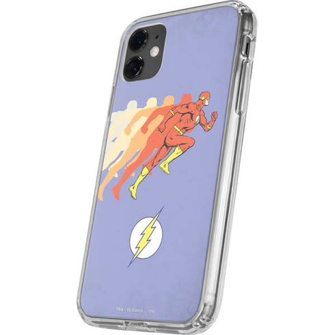 DC Comics The Flash Speed Mode Pose iPhone 11 Clear Case
