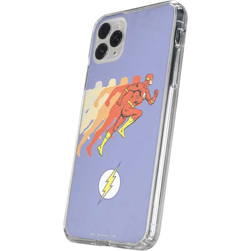 DC Comics The Flash Speed Mode Pose iPhone 11 Pro Clear Case
