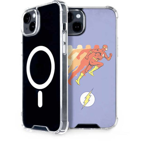 DC Comics The Flash Speed Mode Pose iPhone 15 Plus MagSafe Case