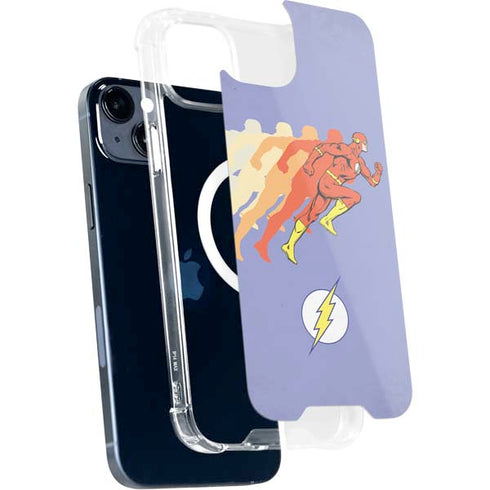 DC Comics The Flash Speed Mode Pose iPhone 14 Plus MagSafe Case
