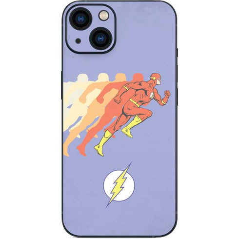 DC Comics The Flash Speed Mode Pose iPhone 14 Plus Skin
