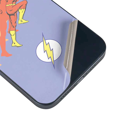 DC Comics The Flash Speed Mode Pose iPhone 14 Plus Skin