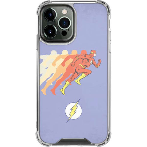 DC Comics The Flash Speed Mode Pose iPhone 14 Pro Max Clear Case