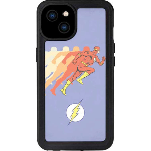 DC Comics The Flash Speed Mode Pose iPhone 15 Plus Waterproof Case