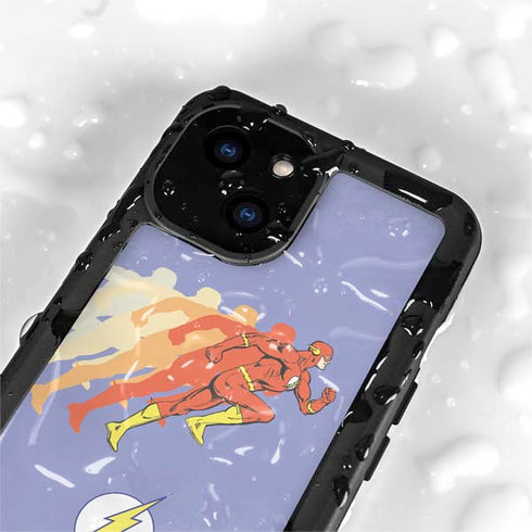 DC Comics The Flash Speed Mode Pose iPhone 15 Plus Waterproof Case