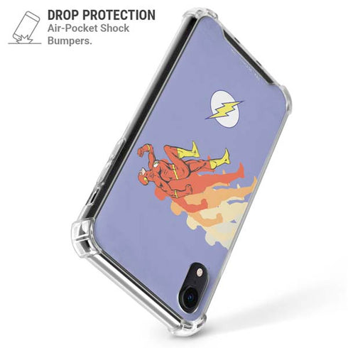DC Comics The Flash Speed Mode Pose iPhone XR Clear Case